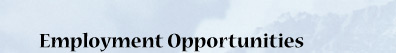 Employment Opportunities